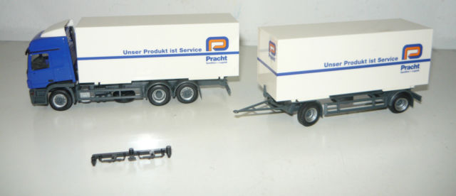 H0 Herpa 151122 - Herpa MB ACTROS L - Interchangeable trailer