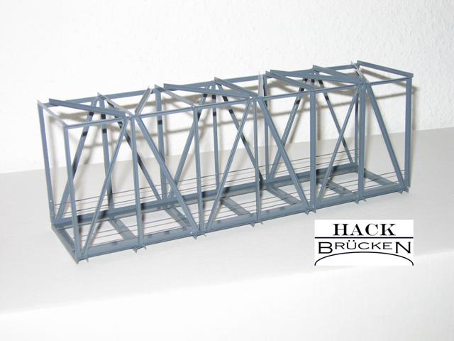 H0 Hack 11100 - Metal trellis squared bridge. Model K21R