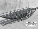 N Hack 23100 - Double metal fishbellied bridge. Model BN24-2