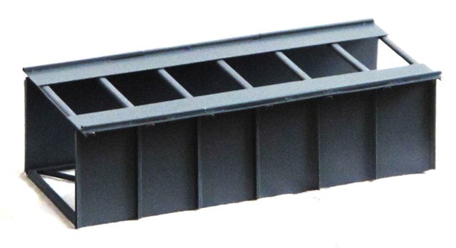 H0 Hack 50550 - Metal box ramp for American trestle bridge (without barriers). Model T150