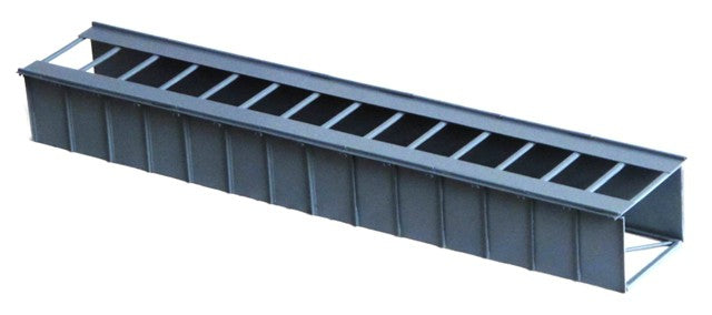 H0 Hack 50750 - Metal box ramp for American trestle bridge (without barriers). Model T350