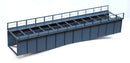H0 Hack 50950 - Rampa a cassone in metallo per ponte a traliccio Americano (con barriere). Modello TG300