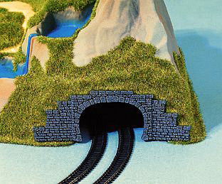 Z Noch 44430 - Tunnel Portal, Double Track,  2 pieces