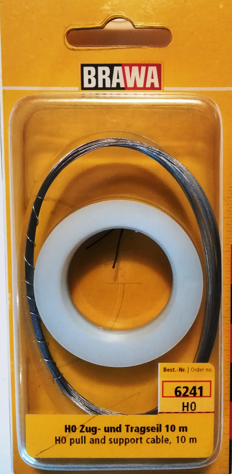H0 Brawa 6241 - Conduttore portante per lampade a sospensione, 10 m.