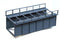 H0 Hack 50800 - Metal box ramp for American trestle bridge (with barriers). Model TG150
