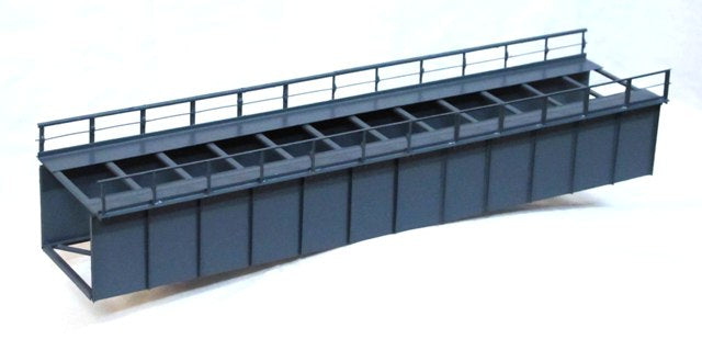 H0 Hack 50950 - Rampa a cassone in metallo per ponte a traliccio Americano (con barriere). Modello TG300