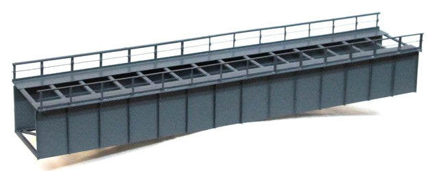 H0 Hack 51000 - Metal box ramp for American trestle bridge (with barriers). Model TG350
