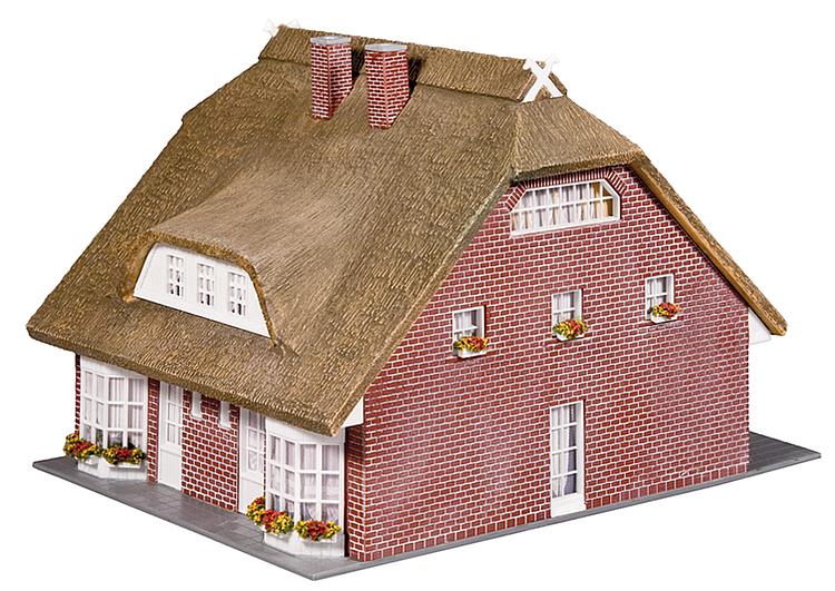 H0 Faller 130250 - Villa bifamiliare con tetto simil paglia